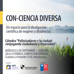 Afiche de la 2da Cátedra Con-Ciencia Diversa ed.2023.