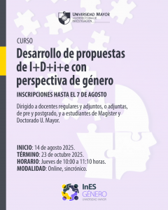 Curso Construyendo Conciencia de Género ed.2025.