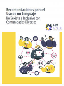 Portada de la guía con recomendaciones para el uso de un lenguaje no sexista e inclusivo con comunidades diversas!