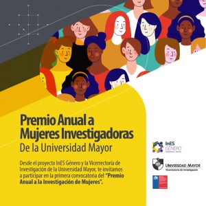 Afiche de la 1era versión Premio Investigadora UM.
